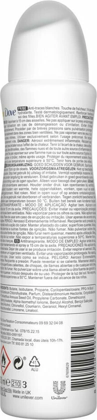 Dove Invisible Dry Anti-transpirant Deodorant - 6 X 150 Ml - Voordeelverpakking 3 Dove Invisible Dry Anti-transpirant Deodorant - 6 X 150 Ml - Voordeelverpakking - Afbeelding 3