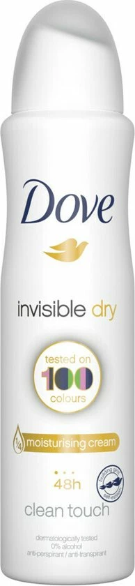 Dove Invisible Dry Anti-transpirant Deodorant - 6 X 150 Ml - Voordeelverpakking 8 Dove Invisible Dry Anti-transpirant Deodorant - 6 X 150 Ml - Voordeelverpakking - Afbeelding 8