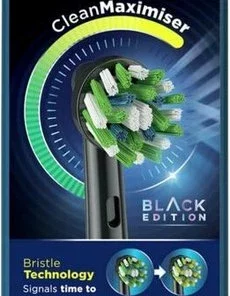 Oral B Oral-B CrossAction - Met CleanMaximiser-technologie - Opzetborstels - Zwart - 4stuks -NIVEA Shop 230x840