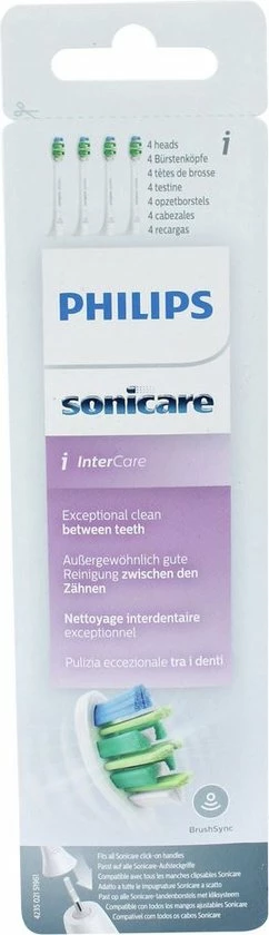 Philips Sonicare InterCare Standaard HX9004/10 - Opzetborstels - 4 Stuks 6 Philips Sonicare InterCare Standaard HX9004/10 - Opzetborstels - 4 Stuks - Afbeelding 6