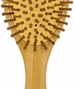 Bambio Bamboe Haarborstel Rond - Duurzaam - Biologisch