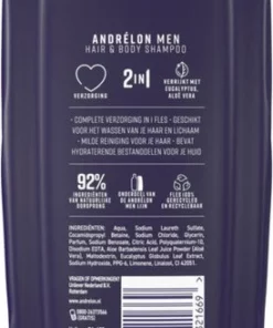 Andrélon Men Shampoo Hair & Body - 1800 Ml - Voordeelverpakking -NIVEA Shop 274x840 2