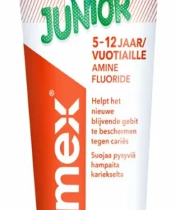 Elmex Junior 5-12 Jaar Kindertandpasta 6 X 75ml - Voordeelverpakking -NIVEA Shop 285x840 1