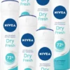 NIVEA Dry Fresh - 6 X 150ml - Voordeelverpakking - Deodorant Spray
