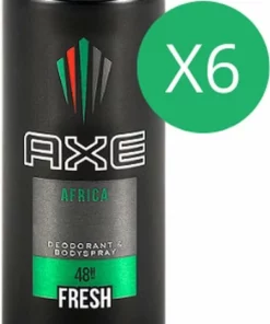 Axe Africa Bodyspray Deodorant - 6 X 150 Ml - Voordeelverpakking -NIVEA Shop 390x840