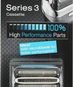 Braun Series 3 32S Cassette Zilver - Vervangend Scheerblad -NIVEA Shop 418x840