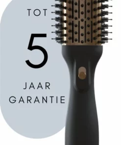 AGERMANN 4-in-1 Föhnborstel - Keramische Magic Brush - Lang/Kort/Stijl/Krullen - 1200W - Goud