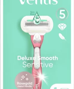 Gillette Venus Deluxe Smooth Sensitive RoseGold Scheersysteem Voor Vrouwen - Scheermes -NIVEA Shop 421x840 3