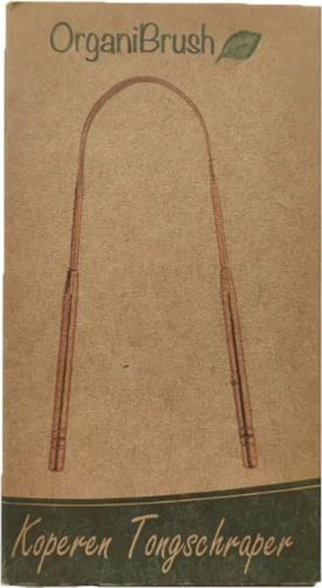 OrganiBrush 100% Koper Tongschraper / Tongreiniger - Antibacterieel - 1 Stuk 5 OrganiBrush 100% Koper Tongschraper / Tongreiniger - Antibacterieel - 1 Stuk - Afbeelding 5