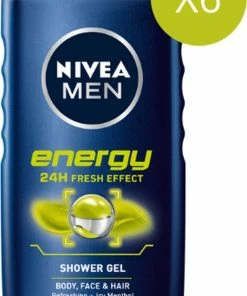 NIVEA MEN Energy - 6x 250 ML - Voordeelverpakking - Douchegel -NIVEA Shop 470x840 1