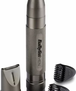 BaBylissMEN Diamond Precision Precisietrimmer E110E - Diamanttechnologie - 2 Wenkbrauwkammen