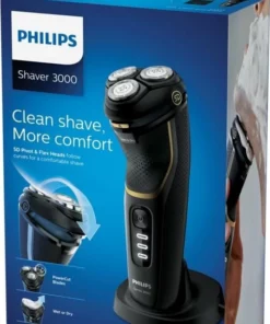 Philips Series 3000 S3333/54 - Scheerapparaat - Goud/Zwart -NIVEA Shop 535x840