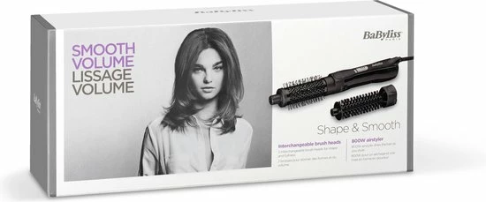 BaByliss Shape & Smooth Föhnborstel AS82E - 38mm Keramische Borstel - 2 Temperatuurinstellingen 6 BaByliss Shape & Smooth Föhnborstel AS82E - 38mm Keramische Borstel - 2 Temperatuurinstellingen - Afbeelding 6