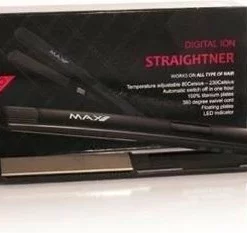 Max Pro Evolution Stijltang - Zwart -NIVEA Shop 550x233