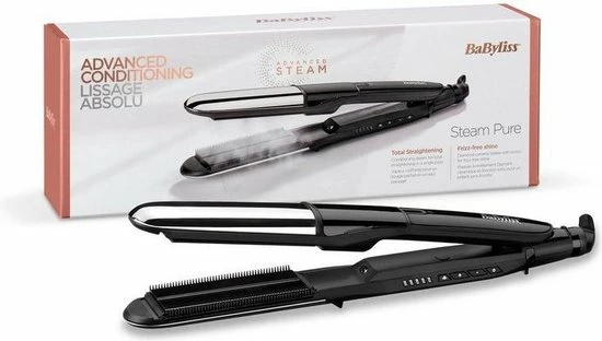 BaByliss Steam Pure Stoomstijltang ST495E - 39mm Platen - Krulfunctie 7 BaByliss Steam Pure Stoomstijltang ST495E - 39mm Platen - Krulfunctie - Afbeelding 7