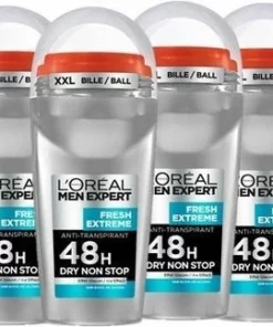 L’Oréal Paris Men Expert Fresh Extreme Deodorant Roller - 6 X 50ml