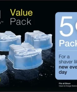 Braun Clean & Renew - 5+1 Stuks - Reinigingsvloeistof Scheerapparaat