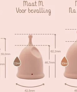 Bamboozy Menstruatiecup Maat M Herbruikbare Menstruatie Cup Period Duurzaam Menstrueren Zero Waste -NIVEA Shop 550x352