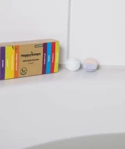 HappySoaps Mini Bath Bombs - Tropical Fruits - 8 Bruisballen In Verschillende Tropische Geuren - 100% Plasticvrij, Vegan & Natuurlijk -NIVEA Shop 550x366 161
