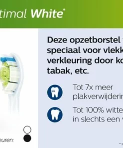Philips Sonicare W2 Optimal White HX6068/13 - Opzetborstels - 8 Stuks -NIVEA Shop 550x366 19