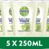 Dettol Handzeep No Touch Navulling - Antibacterieel - Aloe Vera - 250 Ml X5