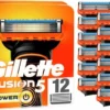 Gillette Fusion5 Power Scheermesjes Voor Mannen - 12 Navulmesjes