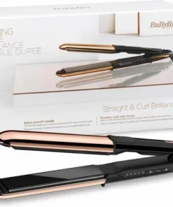 BaByliss Straight & Curl Brilliance Titanium Stijltang ST482E - 2 In 1 Krullen En Stijlen - Extra Lange Platen 32mm -NIVEA Shop 550x391 3