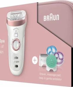 Braun Silk-épil 9 9/897 Roze Goud - Wet&Dry SensoSmart Epileerapparaat -NIVEA Shop 550x409 2