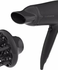 Carmen HD1695 - Föhn - 1700W - Diffuser - Coolshot Functie - Zwart