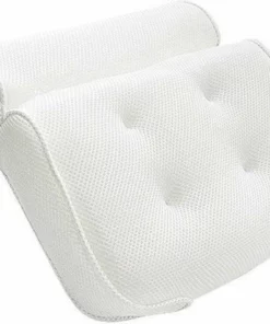 LOUZIR Luxe Home Spa Badkussen Met Zuignappen – Voor In Bad Of De Jacuzzi - Nekkussen Bad Anti Slip – Ideaal Cadeau - Hoofdsteun Kussen Met Antislip – Ideale Ontspanning Voor Hoofd En Nek -NIVEA Shop 550x443 3