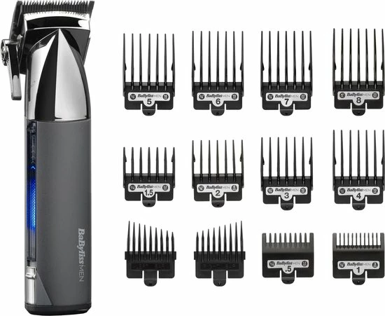 BaBylissMEN BaByliss Super-X Metal Tondeuse E996E - 180 Min Draadloos Gebruik - Incl. USB Oplaadstandaard 1 BaBylissMEN BaByliss Super-X Metal Tondeuse E996E - 180 Min Draadloos Gebruik - Incl. USB Oplaadstandaard