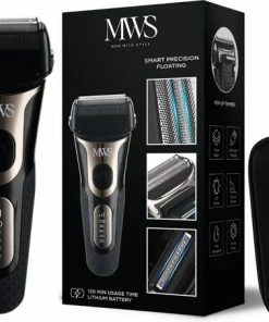 Menwithstyle Scheerapparaat Mannen - Waterdicht - Meerdere Standen - Met Ingebouwde Precisietrimmer