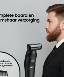 Beeperfect® 5 In 1 Baardtrimmer Voor Mannen - Incl. 5 Opzetstukken - Trimmer - Bodygroomer - Neus En Oor - 0.5-10MM - Gratis Baardkam -NIVEA Shop 550x454 1