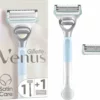 Gillette Venus Scheersysteem - Voor Huid En Schaamhaar Voor Vrouwen - 2 Mesjes