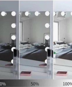 Bright Beauty Vanity Hollywood Make Up Spiegel Met Verlichting - 58 Cm X 43 Cm - Zonder Rand - Drie Lichtstanden - Wit 13 Bright Beauty Vanity Hollywood Make Up Spiegel Met Verlichting - 58 Cm X 43 Cm - Zonder Rand - Drie Lichtstanden - Wit -NIVEA Shop 550x460 4