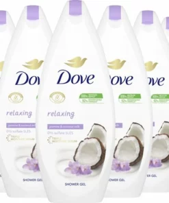 Dove Kokosmelk & Jasmijnblaadjes Relaxing Douchegel - Voordeelverpakking - 6 X 250 Ml 10 Dove Kokosmelk & Jasmijnblaadjes Relaxing Douchegel - Voordeelverpakking - 6 X 250 Ml -NIVEA Shop 550x464 2
