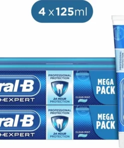 Oral B Oral-B Tandpasta Voordeelverpakking - Pro-Expert Professionele Bescherming - 4 X 125 Ml - In Gerecycleerd Karton -NIVEA Shop 550x467 4