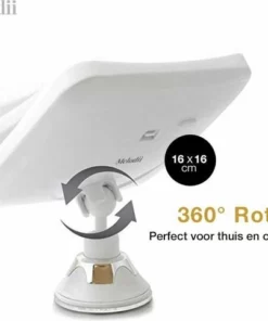 Melodii ML10X - Make Up Spiegel Met LED Verlichting - Scheerspiegel - 10x Vergroting - Met Tru-Daylight Verlichting - Voor Hem En Voor Haar -NIVEA Shop 550x483