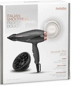 BaByliss Smooth Pro 2100W Föhn 6709DE - Diffuser - 2 Snelheid- En Temperatuurinstellingen -NIVEA Shop 550x490