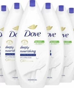 Dove Douchegel Deeply Nourishing - 6 X 225 Ml - Voordeelverpakking -NIVEA Shop 550x500 1