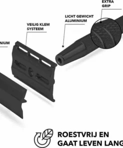 Bamboozy Safety Razor + 20 Scheermesjes Aluminium Zwart Black Unisex Voor Mannen Vrouwen Scheermes -NIVEA Shop 550x500 6