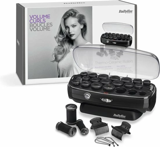 BaByliss Thermo-Ceramic Rollers Krulset RS035E - 20 Fluwelen Keramische Rollers - Temperatuur-klaar Indicatie 9 BaByliss Thermo-Ceramic Rollers Krulset RS035E - 20 Fluwelen Keramische Rollers - Temperatuur-klaar Indicatie - Afbeelding 9