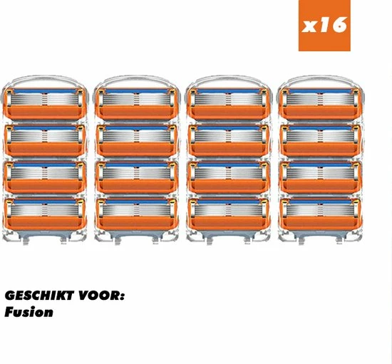 Cosity Blades – Geschikt Voor Gillette Fusion – 5 Blade – 16 Stuks 1 Cosity Blades – Geschikt Voor Gillette Fusion – 5 Blade – 16 Stuks