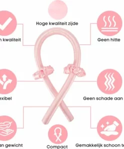 Merkloos Heatless Curls - Haarkrullen - Heatless Hair Curls - Zonder Hitte - Met Scrunchies & Haarclip -NIVEA Shop 550x512