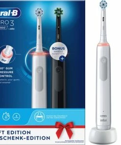 Oral B Oral-B Pro 3 3900 - Elektrische Tandenborstel - Duoverpakking 2 Stuks
