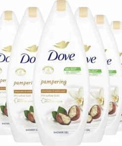 Dove Pampering Sheabutter & Vanille Douchegel - 6 X 250 Ml - Voordeelverpakking -NIVEA Shop 550x520 12