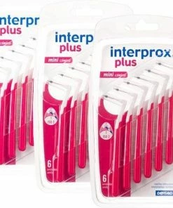 Interprox Plus Mini Conical - 2 Tot 4 Mm - Rood 3 X 6 Stuks - Voordeelpakket