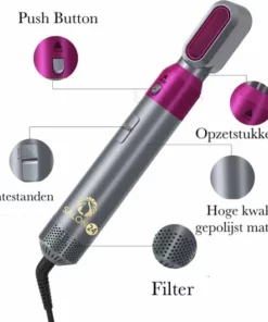 Salon 24 Airwrap | Nieuwe Versie V2 September Editie | Multistyler | 5 IN 1 SET | Hetelucht Föhn | Airstyler | Föhnborstel | Hetelucht Borstel | Krulborstel | Styling | Hairstyler | -NIVEA Shop 550x529 3