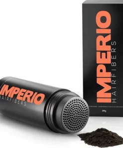IMPERIO Premium Haarvezels Donkerbruin - Kaalheid Mannen - Alopecia Vrouwen - 100% Onzichtbaar