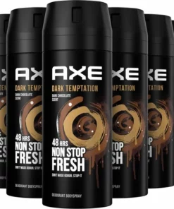 Axe Dark Temptation Bodyspray Deodorant - 6 X 150ml - Voordeelverpakking -NIVEA Shop 550x531 1